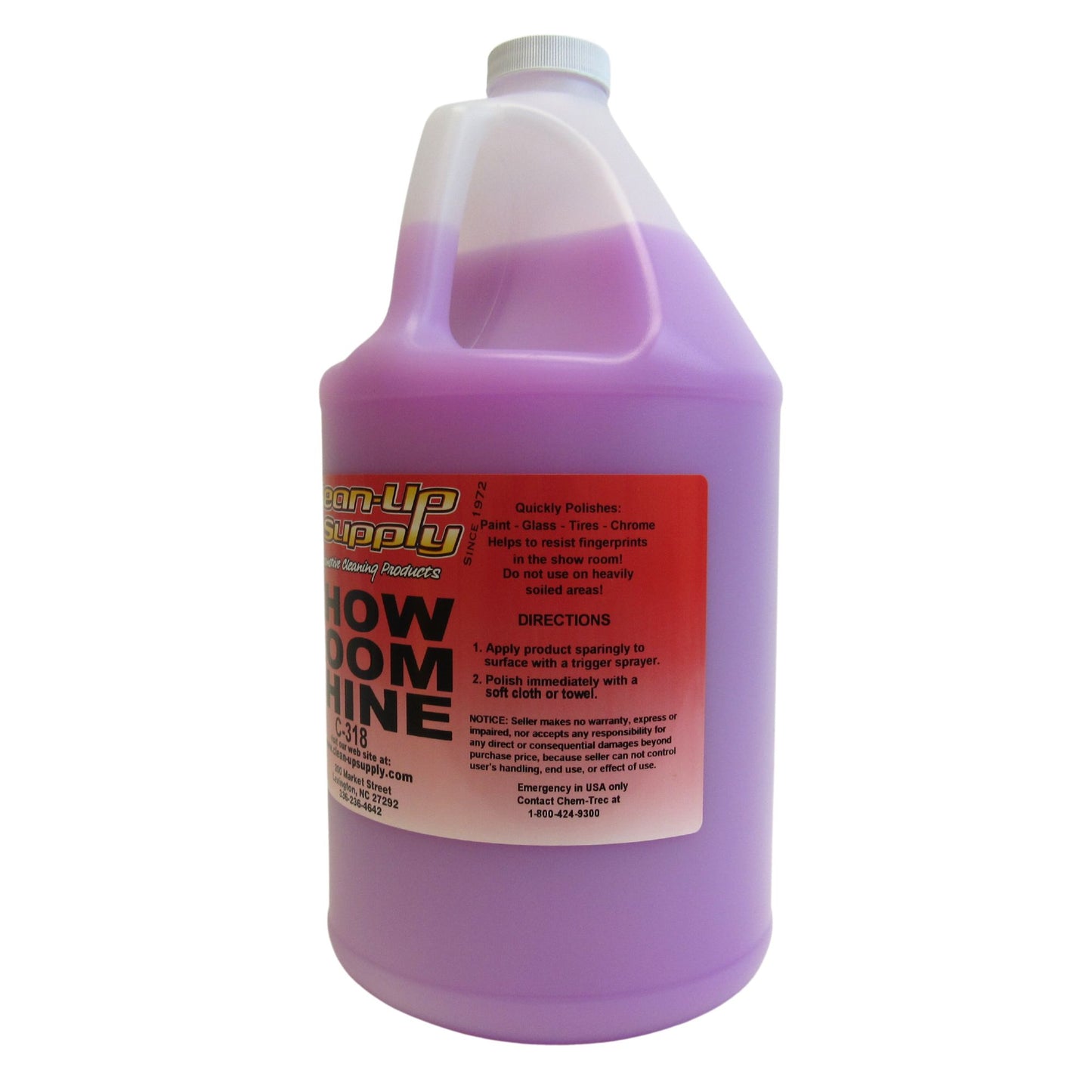 Clean-Up Supply Showroom Shine