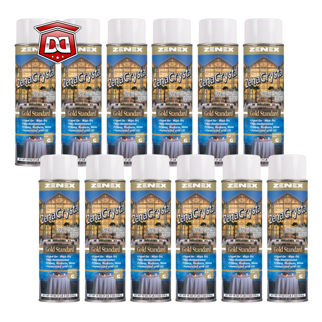 Zenex ZenaCrystal Aerosol Glass Cleaner (Case of 12)