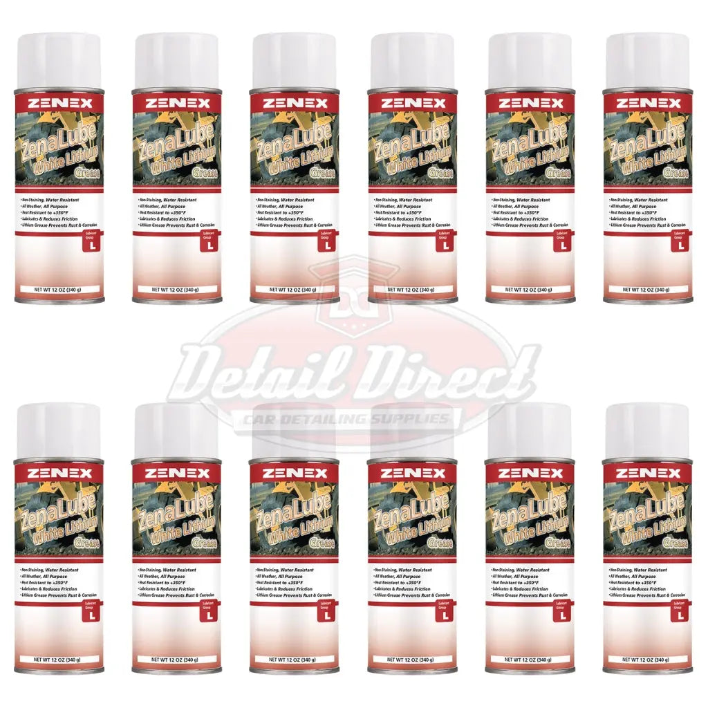 Zenex ZenaLube White Lithium Grease (Case of 12) Zenex