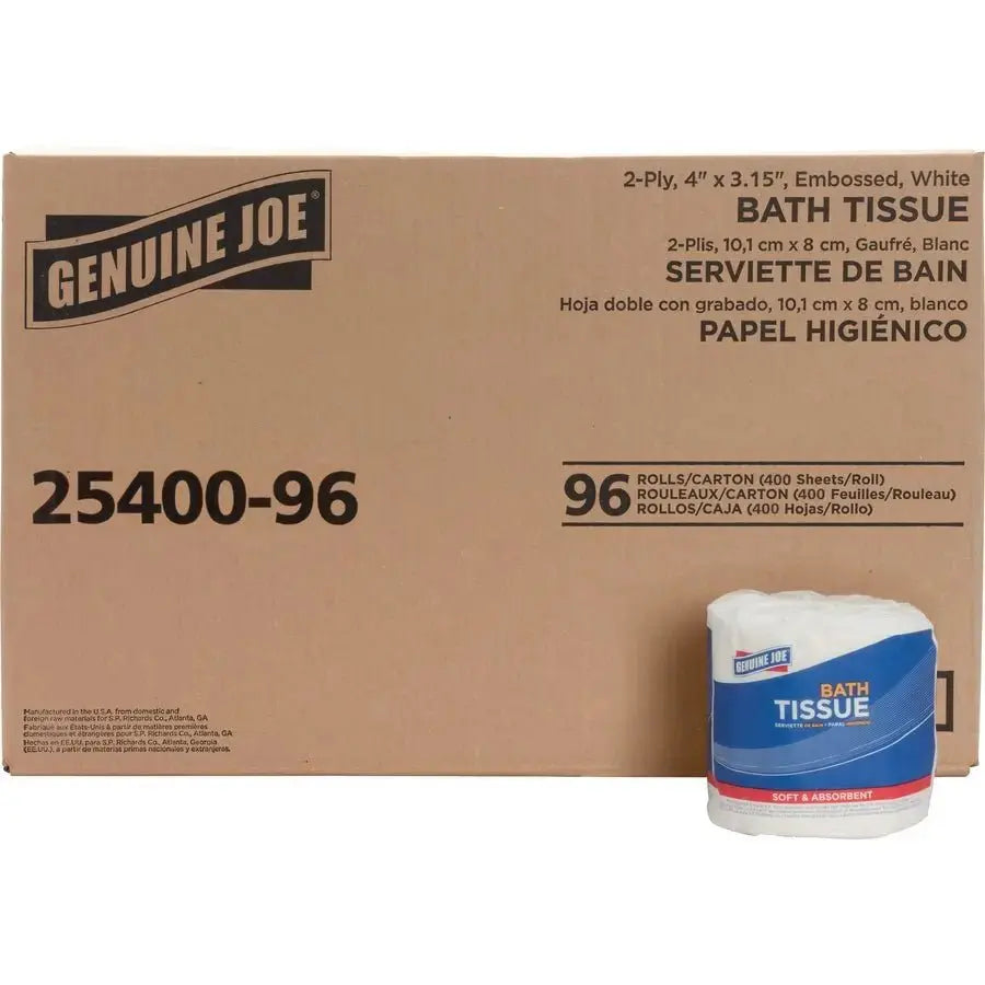 Bathroom Tissue, Standard, 500 Sheet Roll (96 Pack) - Detail Direct