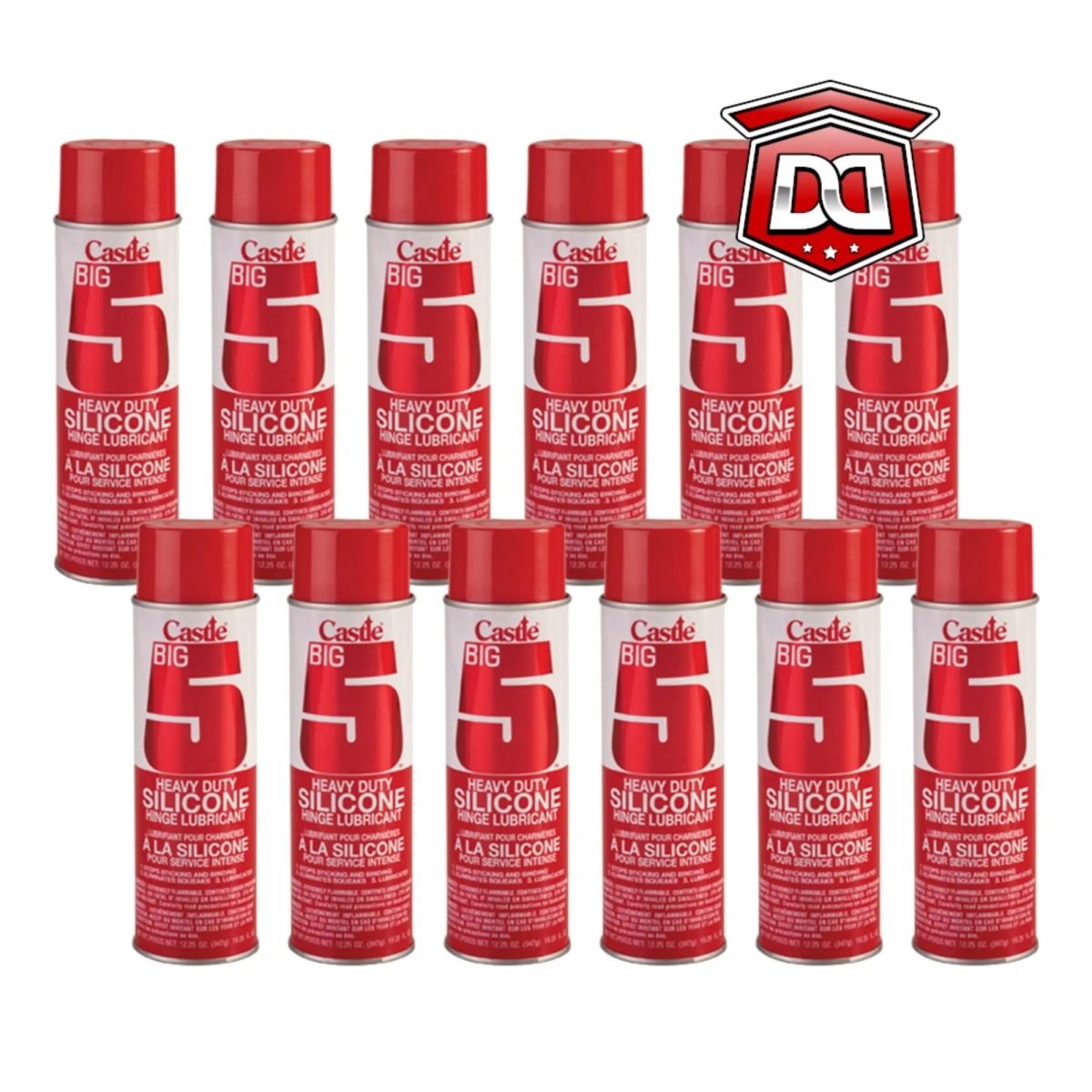 Castle Big 5 Silicone Lubricant - Detail Direct