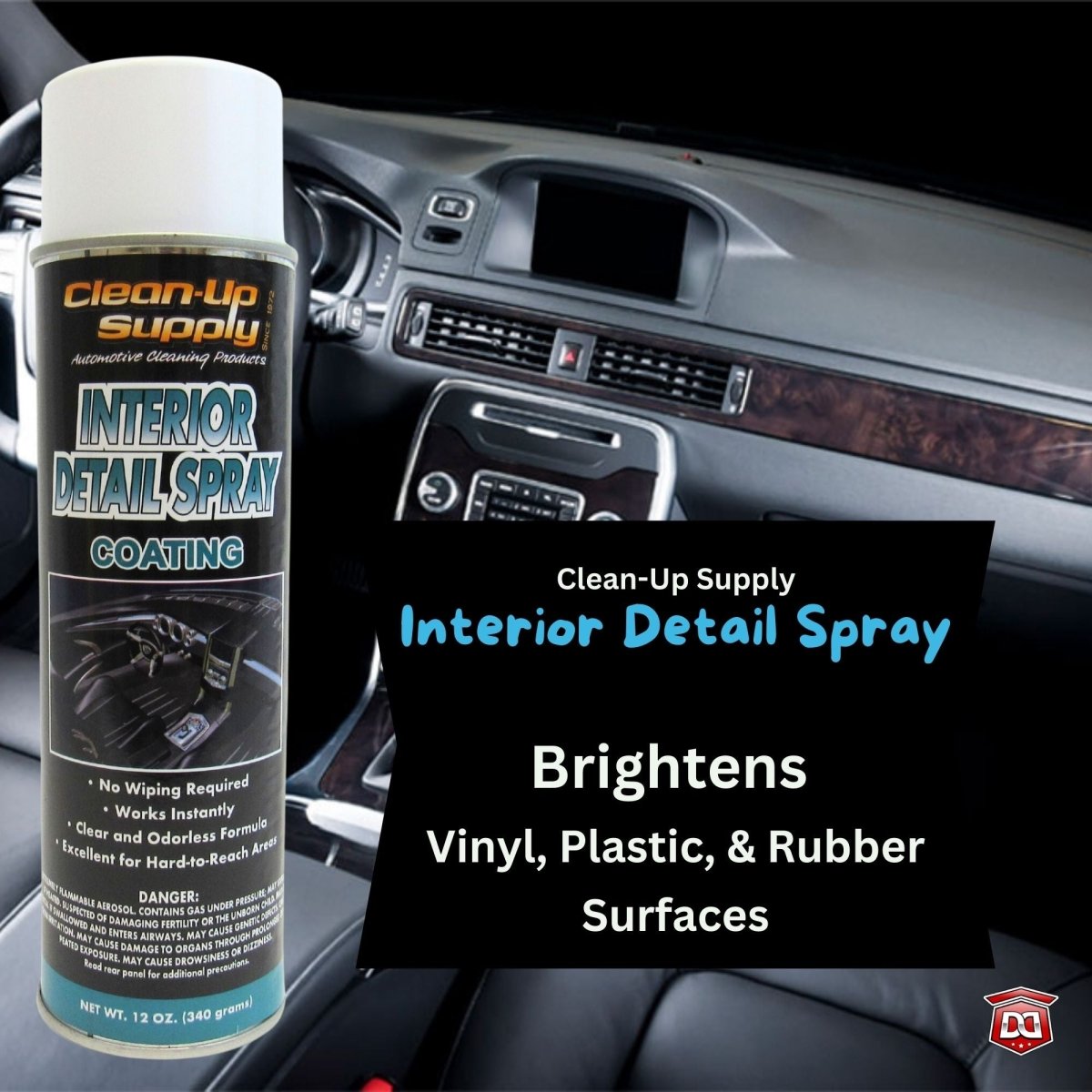 Clean-Up Supply Interior Detail Spray Coating - Detail Direct
