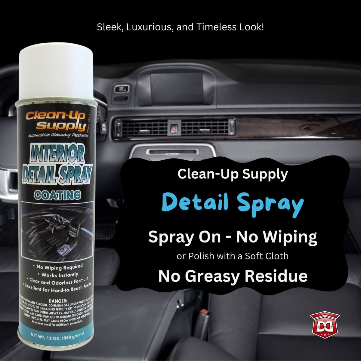 Clean-Up Supply Interior Detail Spray Coating - Detail Direct