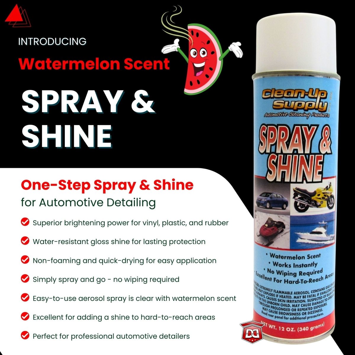 Clean-Up Supply Spray & Shine Detail Spray - Detail Direct