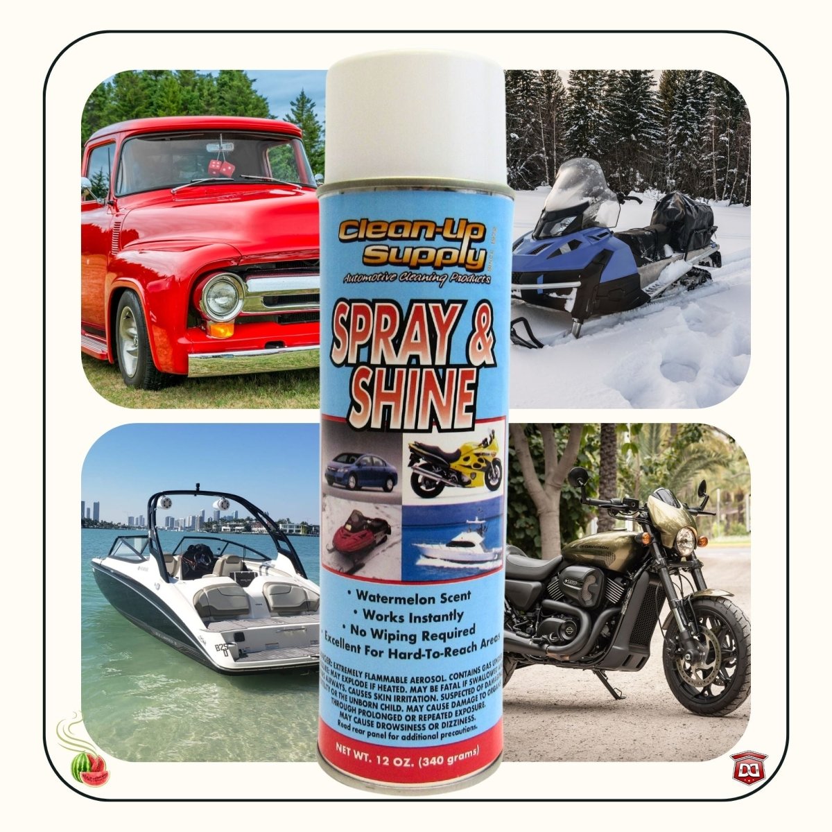 Clean-Up Supply Spray & Shine Detail Spray - Detail Direct