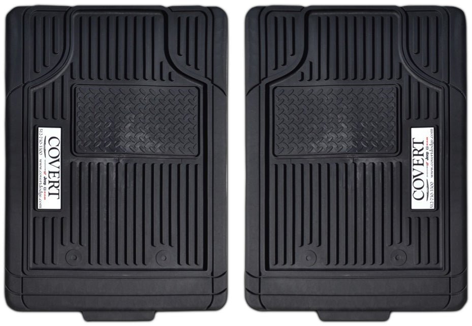 Custom Printed All - Weather Car Mats (2 - Piece Set) - Detail Direct