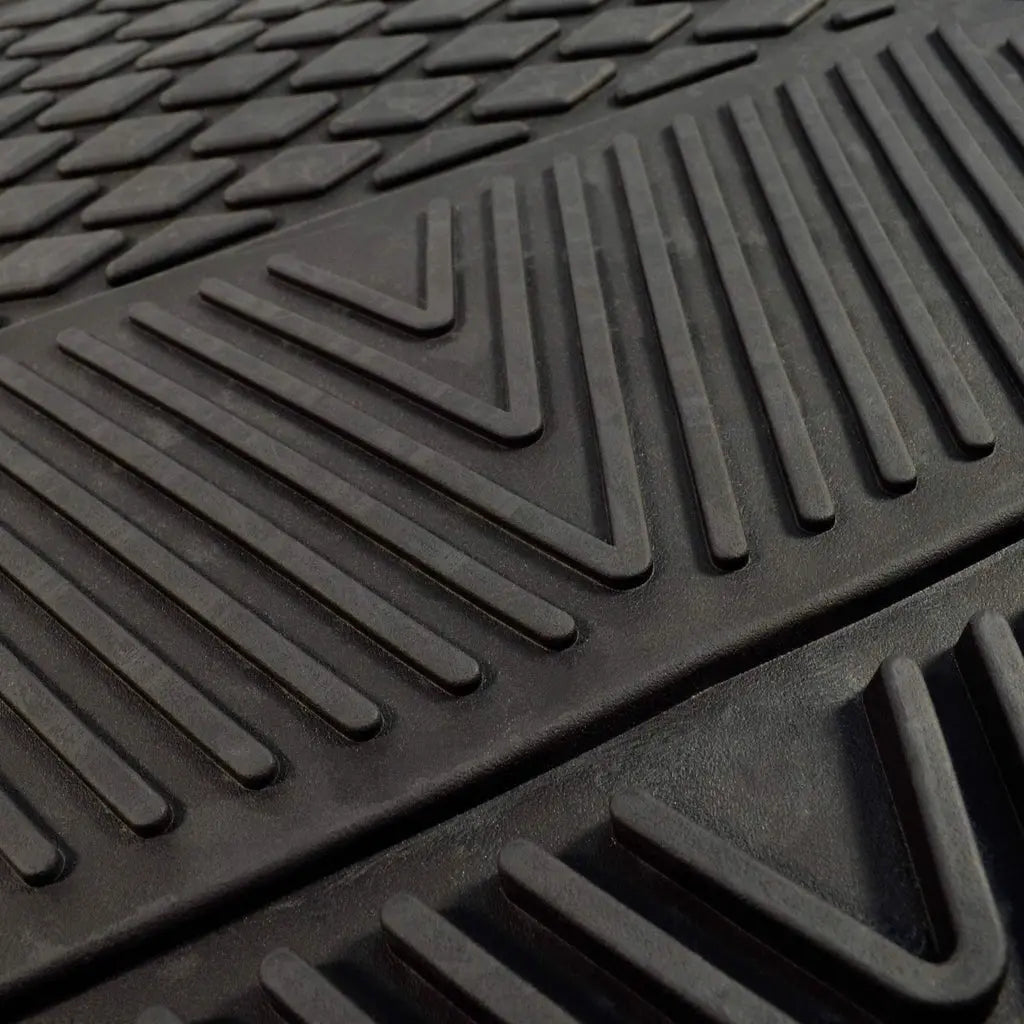 Custom Printed Heavy Duty All - Weather Vinyl Molded Car Mats (2 - Piece Set) - Detail Direct