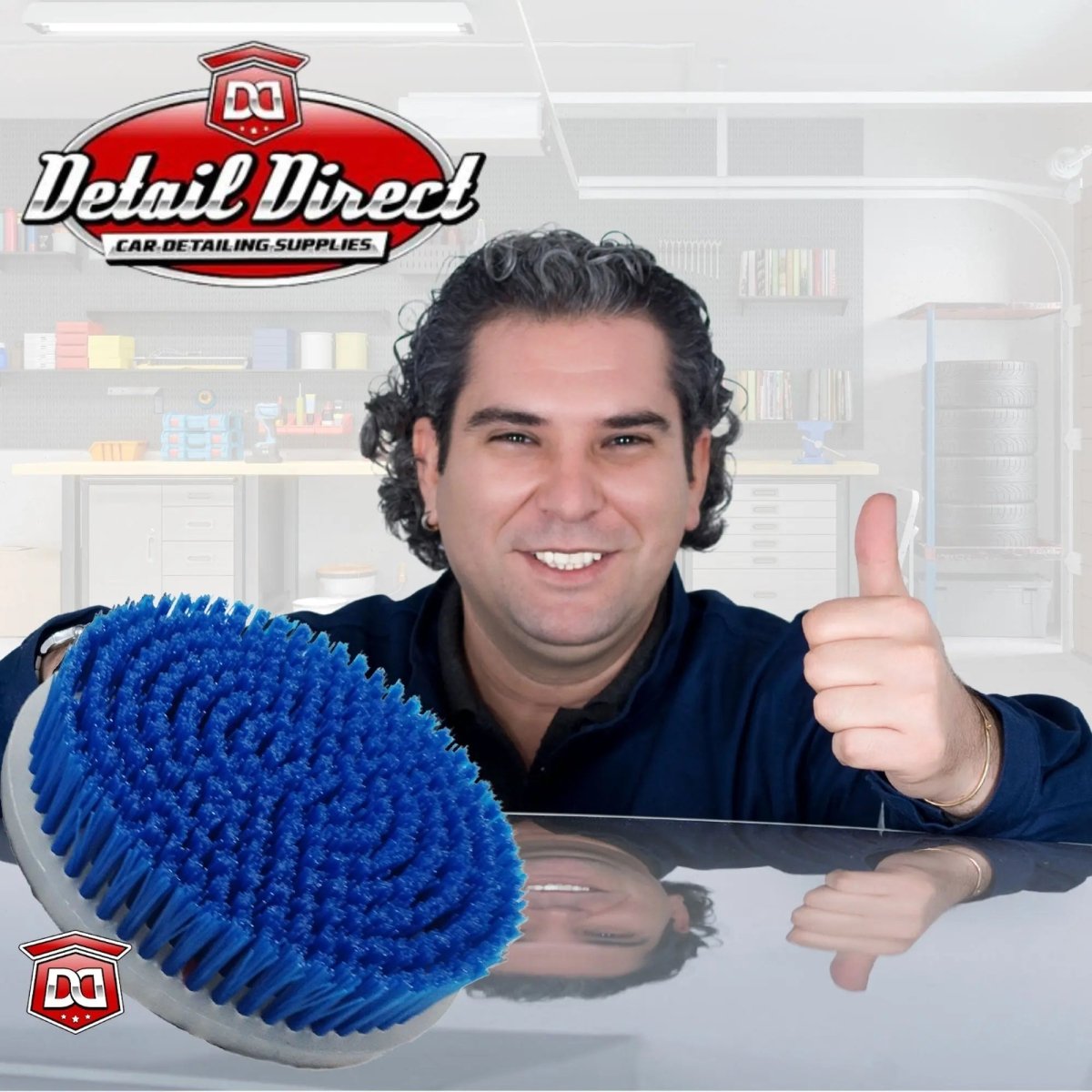 DETAIL DIRECT Carpet Cleaning Brush for Dual Action Polisher - Detail Direct