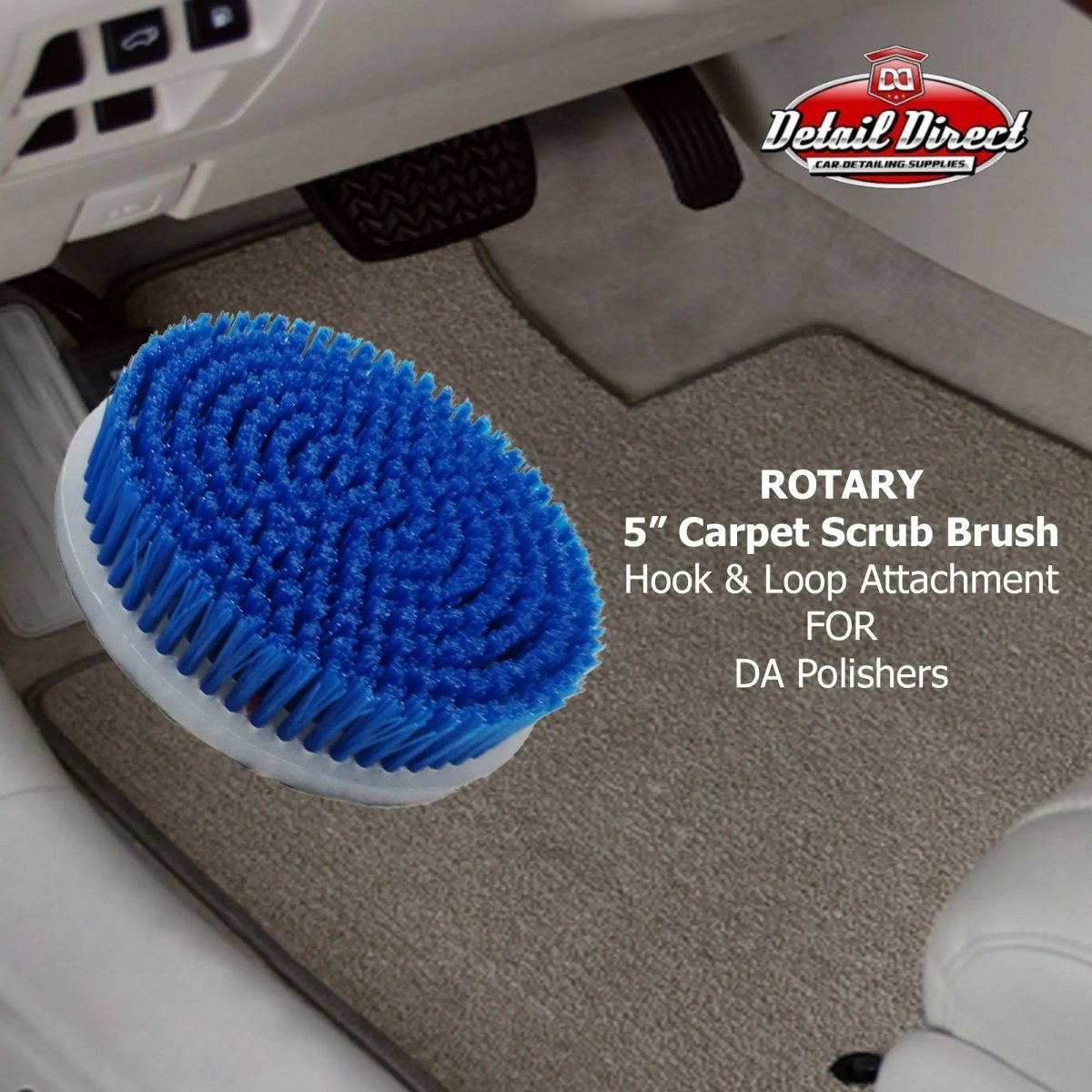 DETAIL DIRECT Carpet Cleaning Brush for Dual Action Polisher - Detail Direct