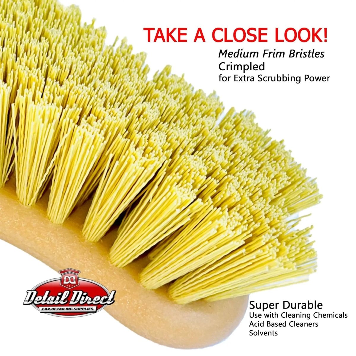 DETAIL DIRECT Carpet Cleaning Brush with Stiff Bristles - Detail Direct