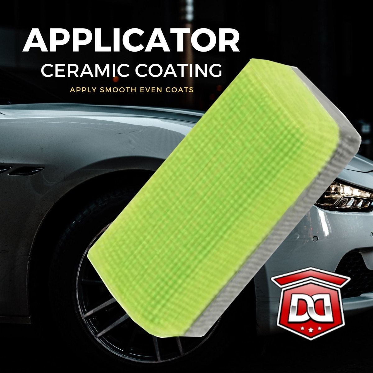 DETAIL DIRECT Ceramic Coating Microfiber Applicator for Cars - Detail Direct