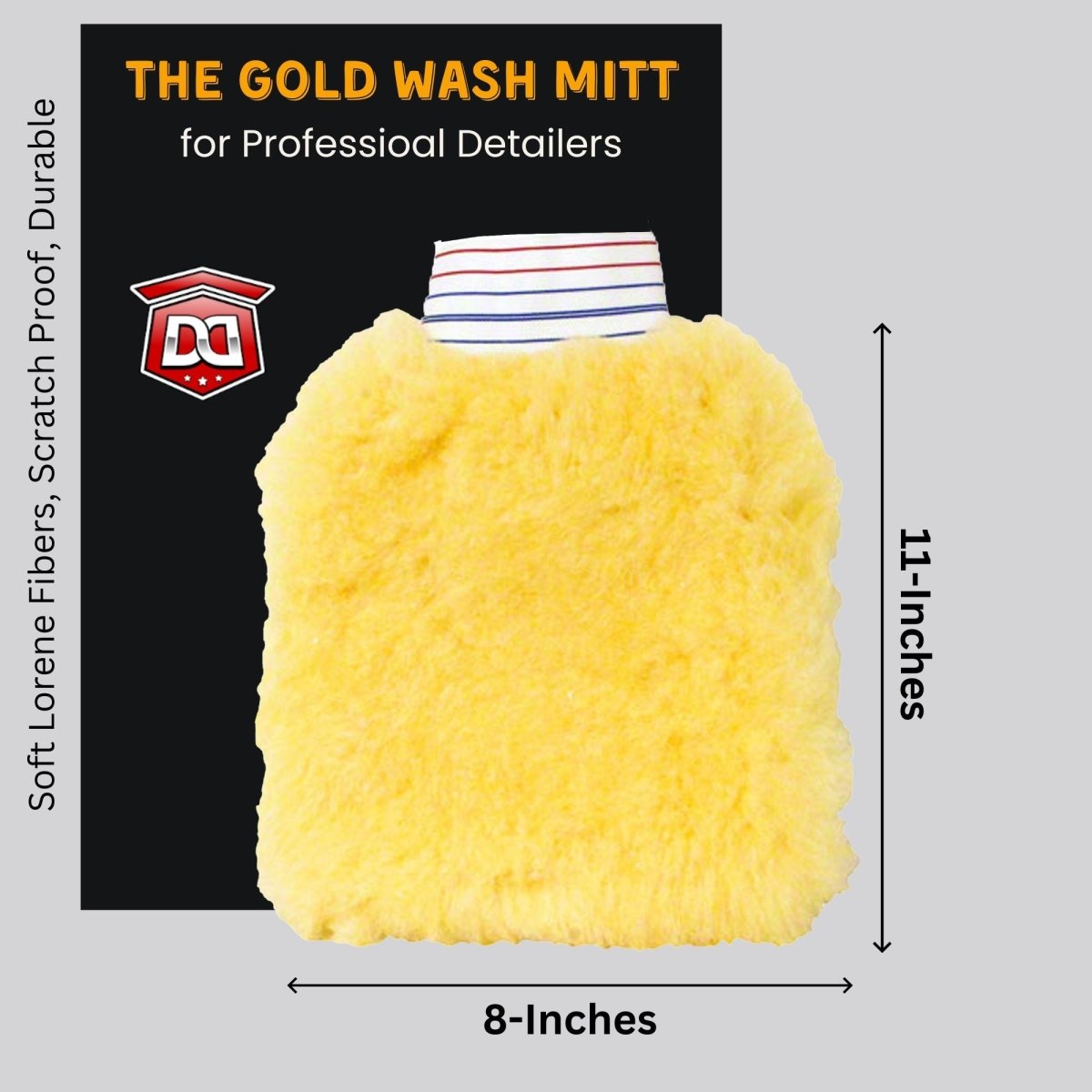 DETAIL DIRECT Gold Car Wash Mitt - Detail Direct