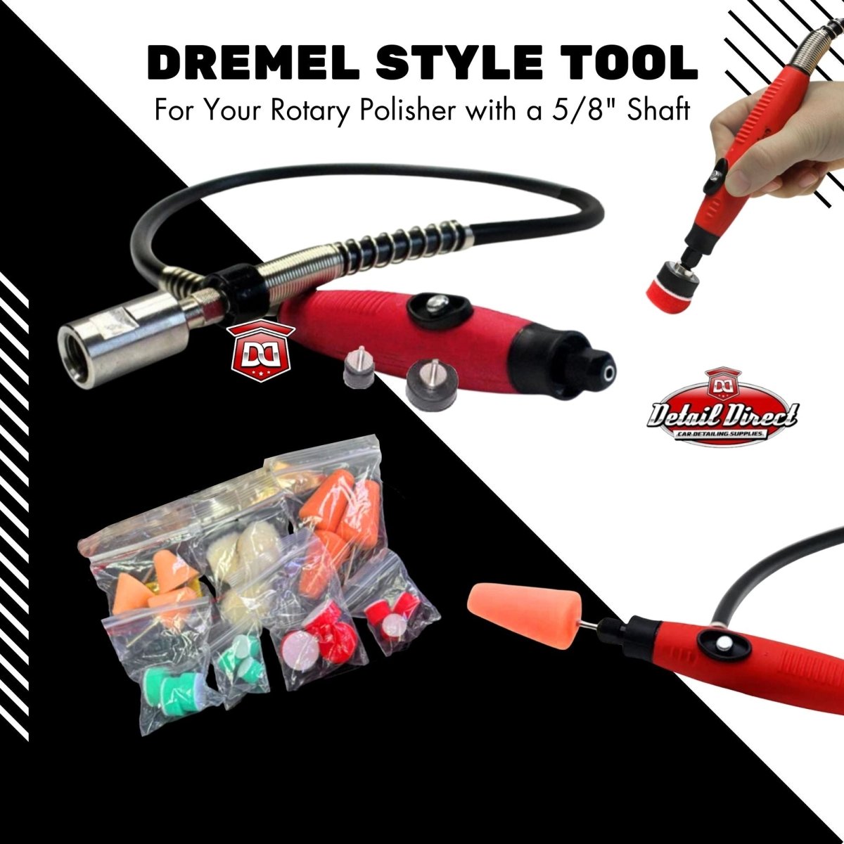 DETAIL DIRECT Mini Polishing Kit for Rotary Polishers - Detail Direct
