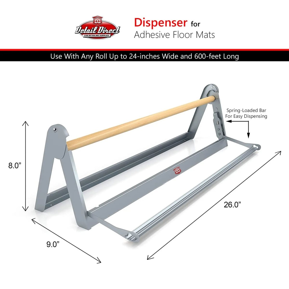 Dispenser Rack for DMR Adhesive Floor Mats - Detail Direct