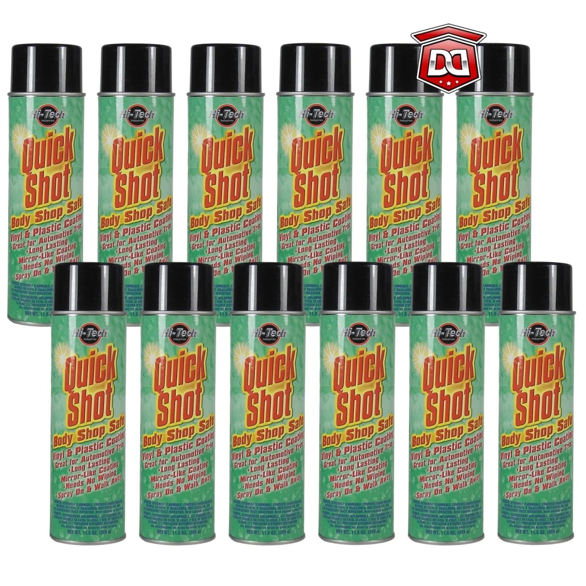 Hi-Tech Quick Shot Body Shop Safe Vinyl and Plastic Coating - Detail Direct