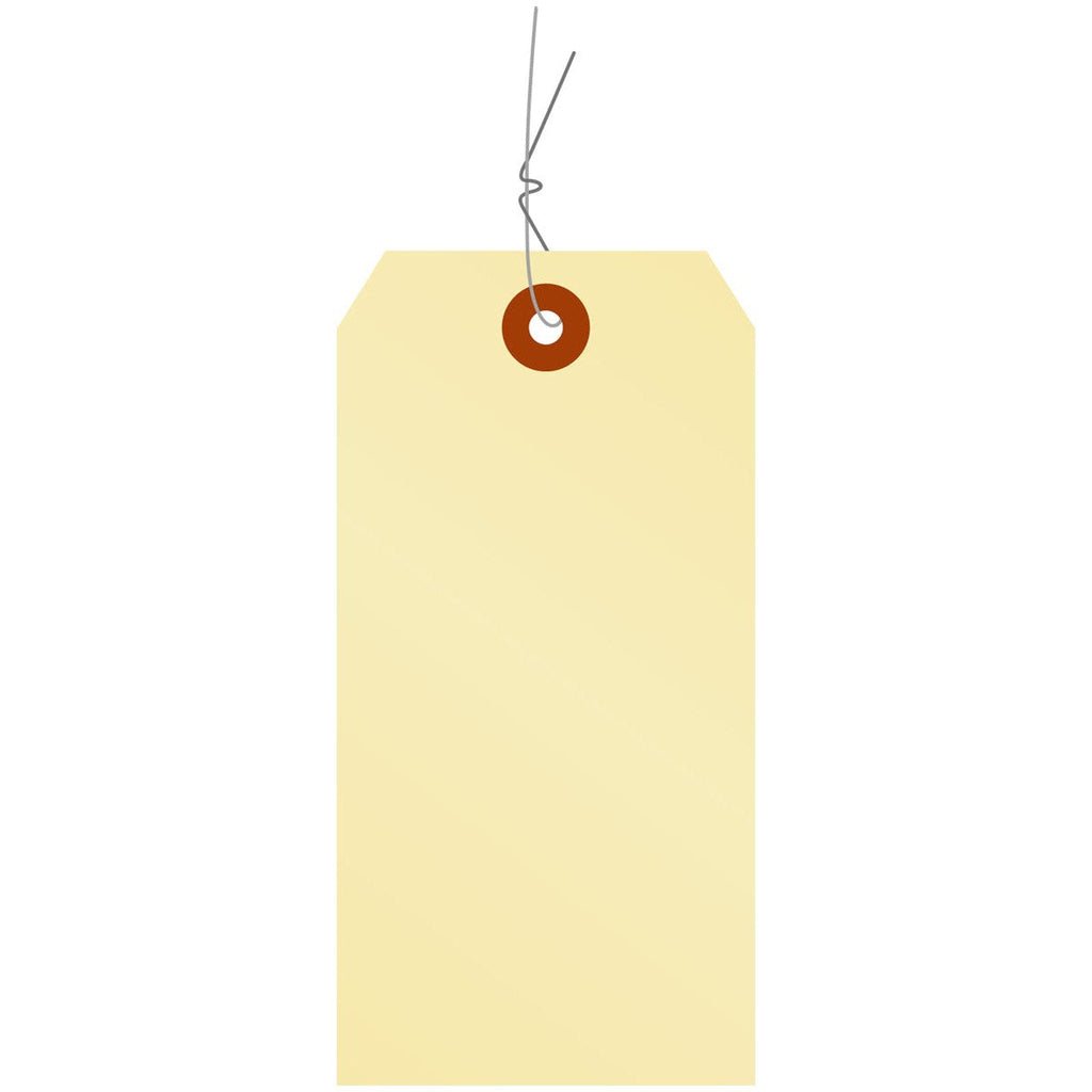 Manila Tags with Inserted Wire (Box of 1000) - Detail Direct