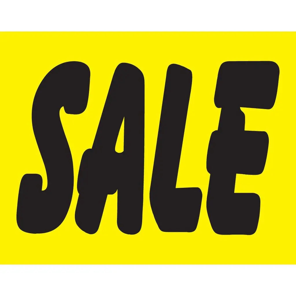 Sale (Yellow & Black) Car Flag - Detail Direct