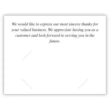 Thank You (Generic) Greeting Cards - Detail Direct