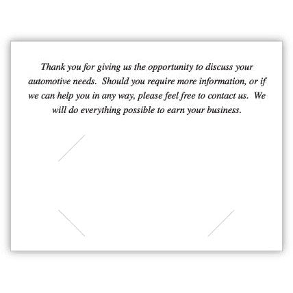 Thank You (Prospect) Greeting Cards - Detail Direct