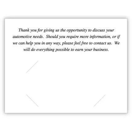 Thank You (Prospect) Greeting Cards - Detail Direct