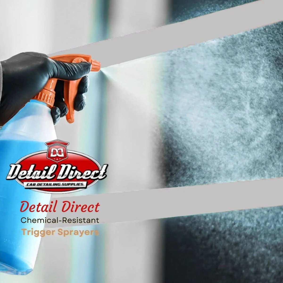 Trigger Sprayer Chemical Resistant Orange - Detail Direct