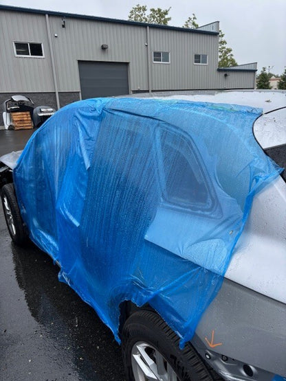 TITAN Blue Collision Wrap for Wrecked Cars, Protective Crash Film, Value Pack (4 Rolls)