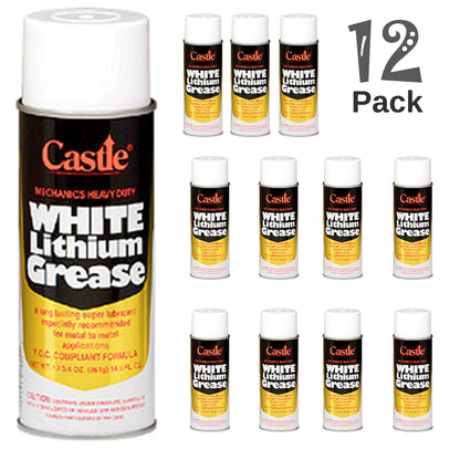 Castle White Lithium Grease (Case of 12)