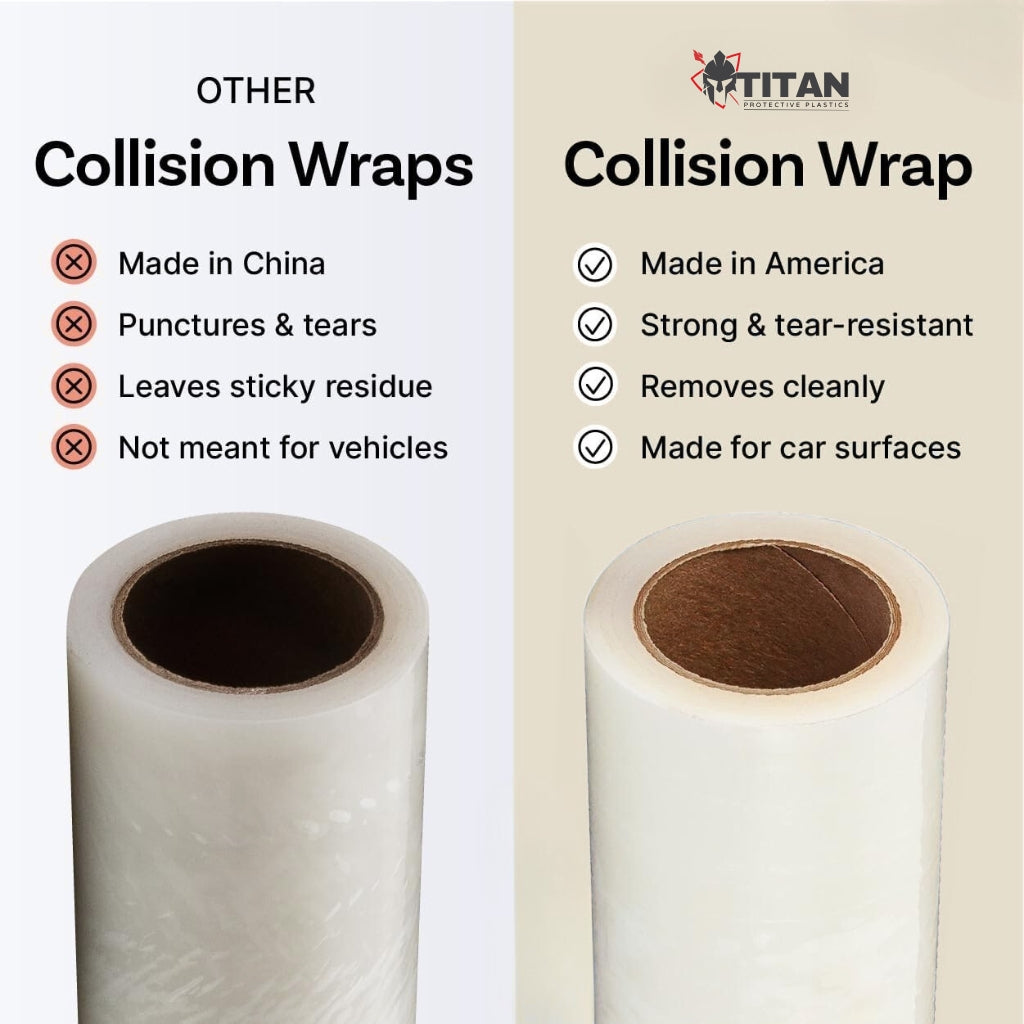 TITAN Clear Collision Wrap (36 in x 100 ft Roll)