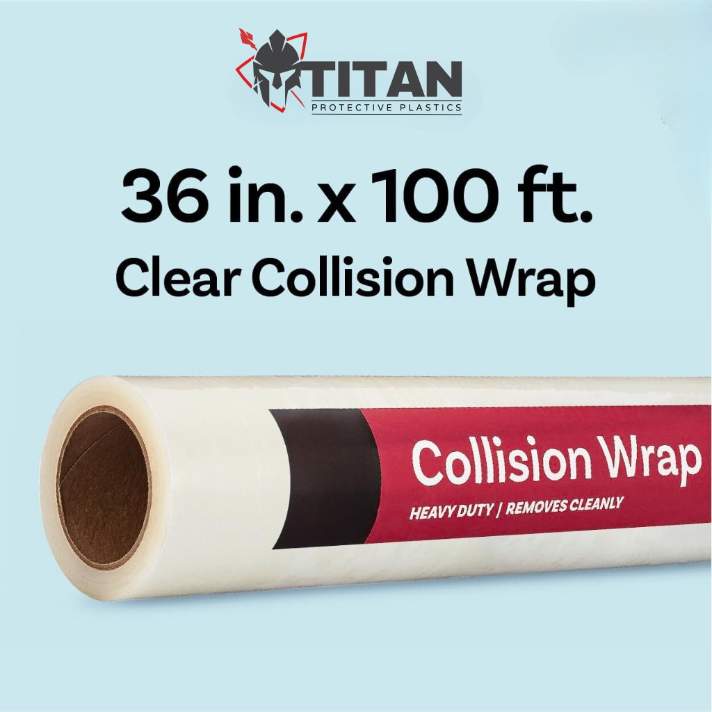 TITAN Clear Collision Wrap (36 in x 100 ft Roll)
