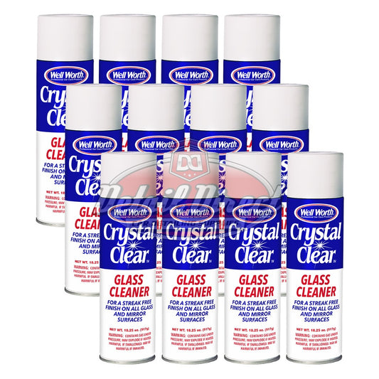Well Worth CRYSTAL CLEAR® Aerosol Glass Cleaner (Case of 12)