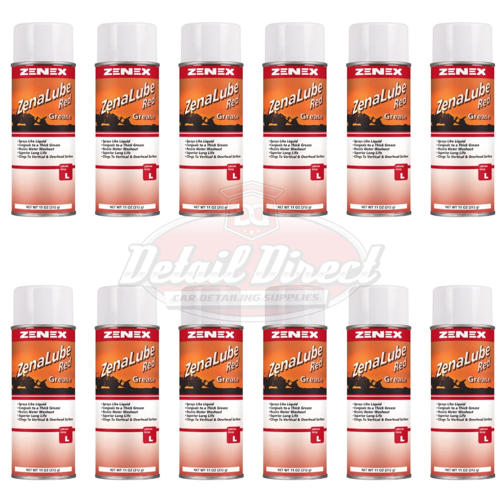 Zenex ZenaLube Red Grease (Case of 12)
