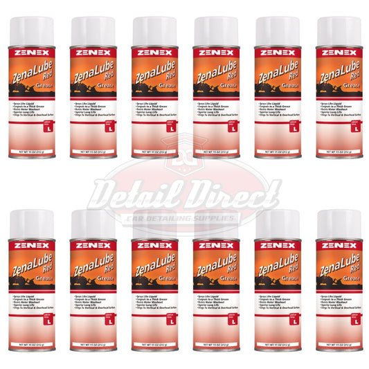 Zenex ZenaLube Red Grease (Case of 12)
