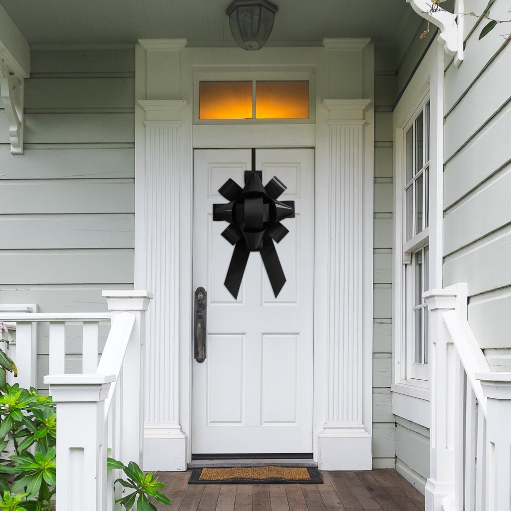 Big Front Door Bow - 22" Giant Bow For House - Detail Direct