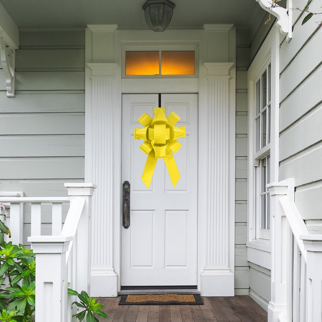 Big Front Door Bow - 22" Giant Bow For House - Detail Direct