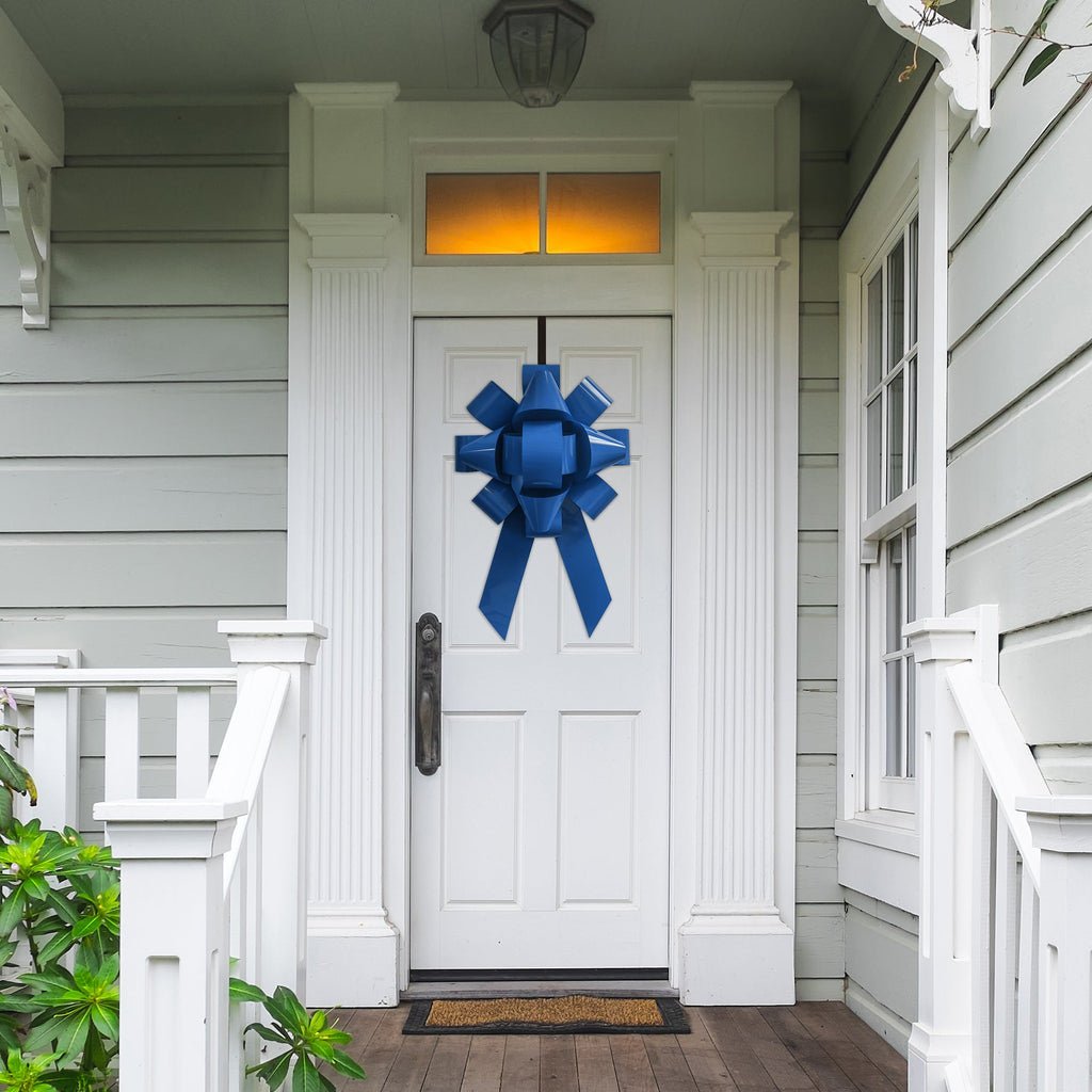 Big Front Door Bow - 22" Giant Bow For House - Detail Direct