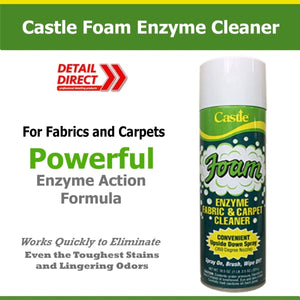Castle Foam Enzyme Carpet & Upholstery Cleaner - Detail Direct