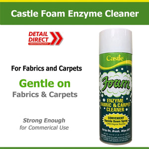 Castle Foam Enzyme Carpet & Upholstery Cleaner - Detail Direct