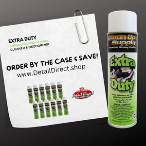 Clean-Up Supply Extra Duty Carpet & Upholstery Cleaner - Detail Direct