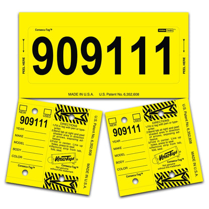 Consecu - Tags Key Tags by Versa Tags (Package of 125) - Detail Direct
