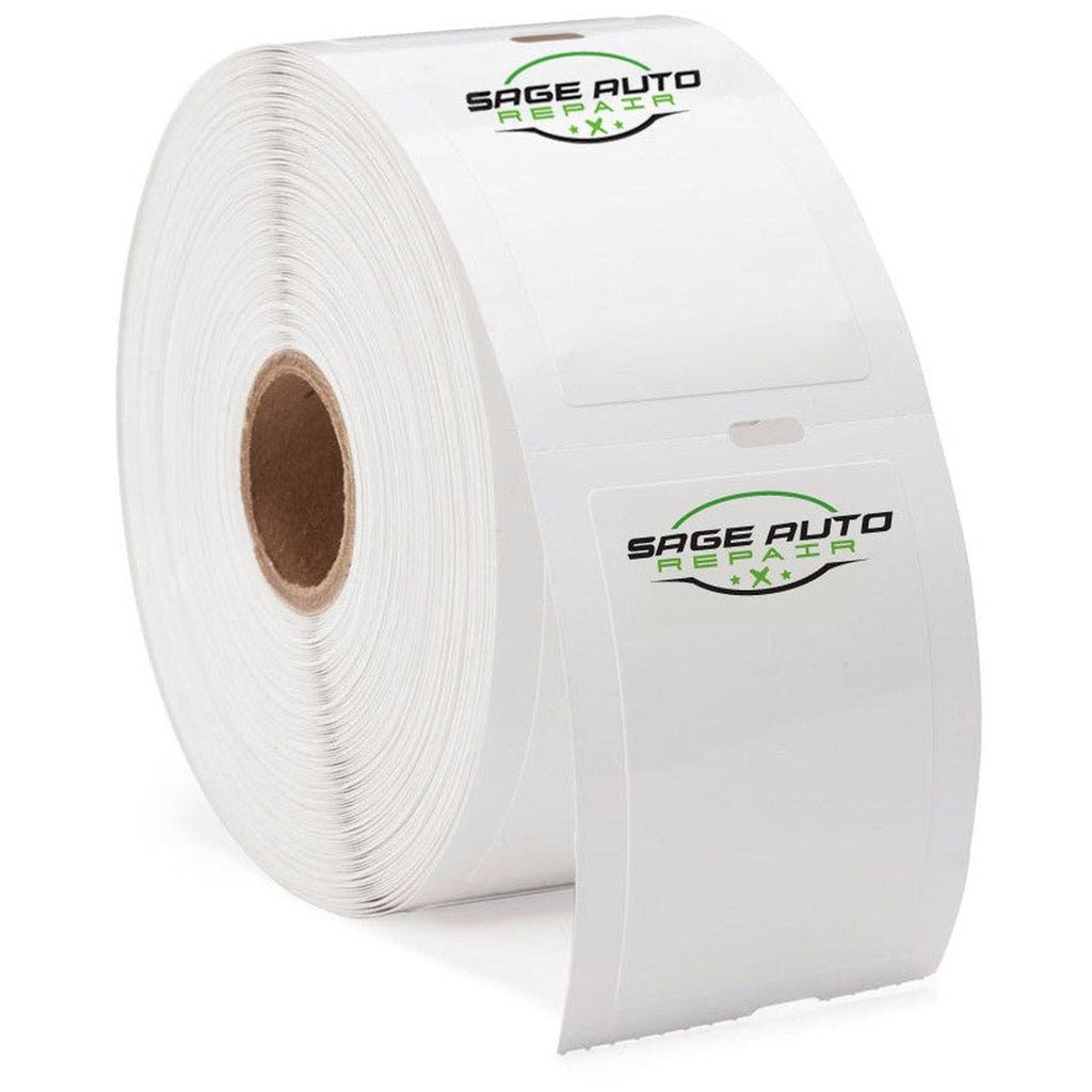Custom Godex RT200i and Zebra TLP 2824 Oil Change Stickers - Static Cling (Roll of 500) - Detail Direct