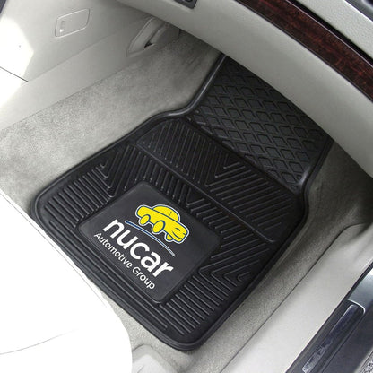 Custom Printed Heavy Duty All - Weather Vinyl Molded Car Mats (2 - Piece Set) - Detail Direct