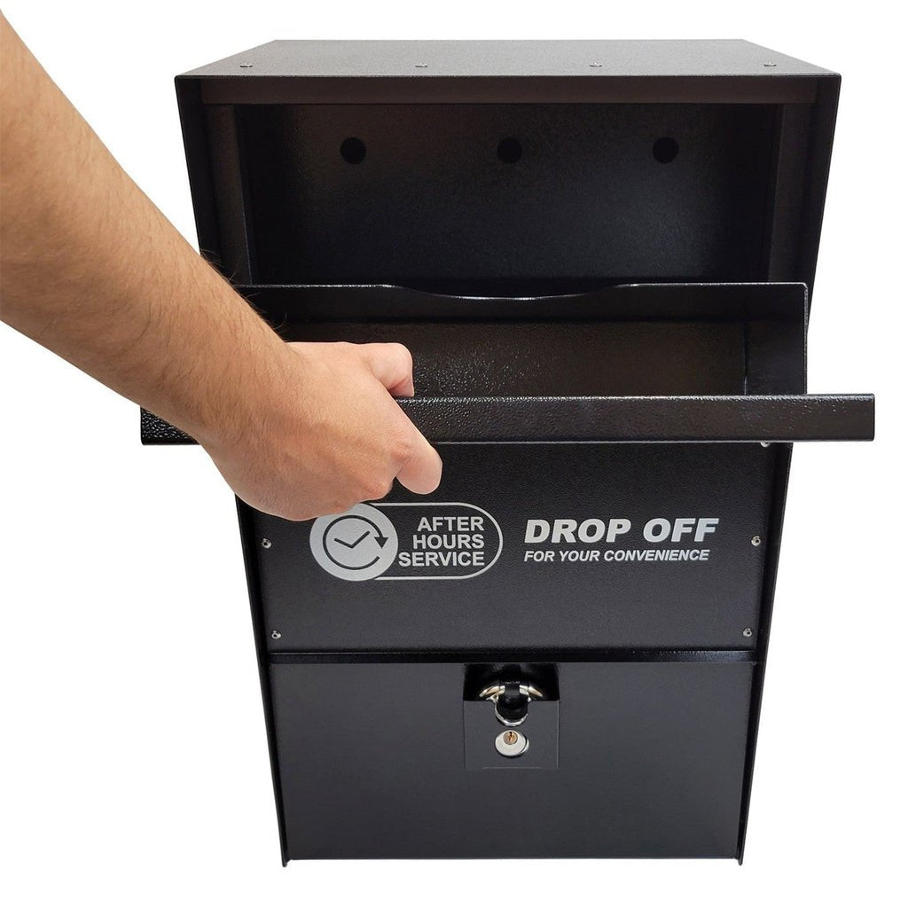 Deluxe Self - Contained After Hours Car Key Night Drop Box - Detail Direct