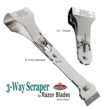Load image into Gallery viewer, DETAIL DIRECT 3 Way Folding Razor Blade Holder - Detail Direct