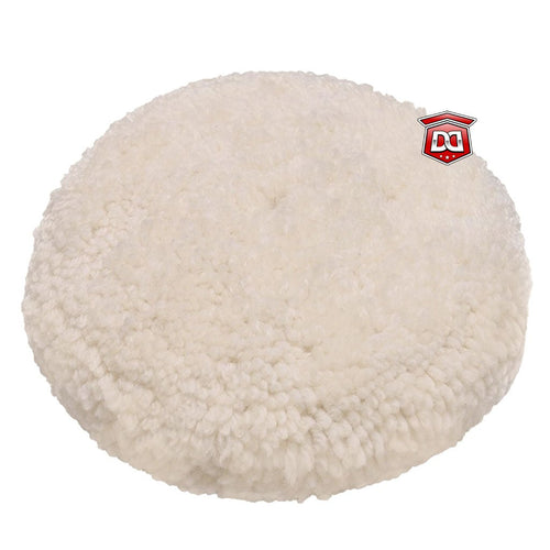 DETAIL DIRECT 8 Inch Double Sided White Wool Buffing Pad - Detail Direct