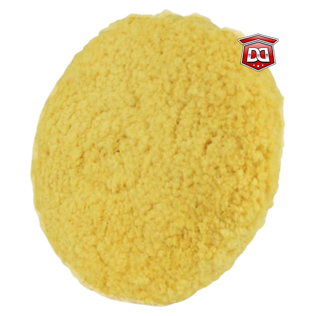 DETAIL DIRECT 8 Inch Double Sided Yellow Wool Blend Polishing Pad - Detail Direct