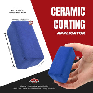 DETAIL DIRECT Blue Suede Microfiber Ceramic Coating Applicator - Detail Direct