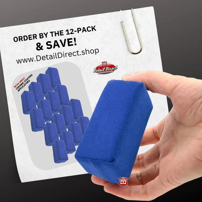 DETAIL DIRECT Blue Suede Microfiber Ceramic Coating Applicator - Detail Direct