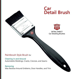 DETAIL DIRECT Car Detailing Brush Black - Detail Direct