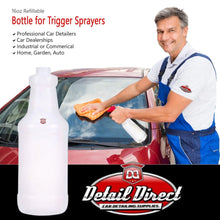 Load image into Gallery viewer, DETAIL DIRECT Carafe Bottle Natural HDPE 16oz - Detail Direct