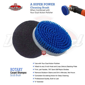 DETAIL DIRECT Carpet Cleaning Brush for Dual Action Polisher - Detail Direct